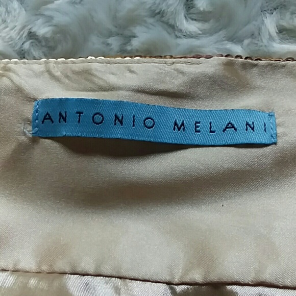 Antonio Melani sequined rose gold snakeskin skirt - Picture 8 of 9